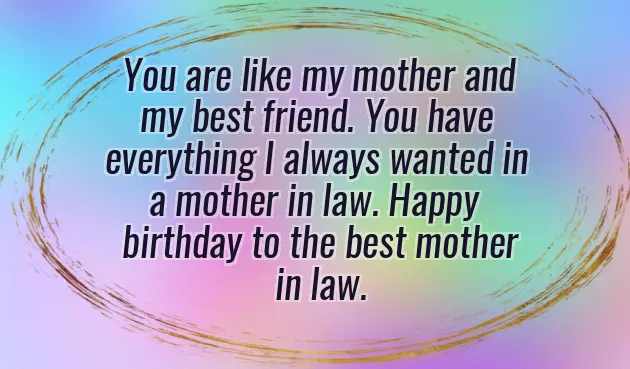 Happy Birthday To A Special Mother In Law