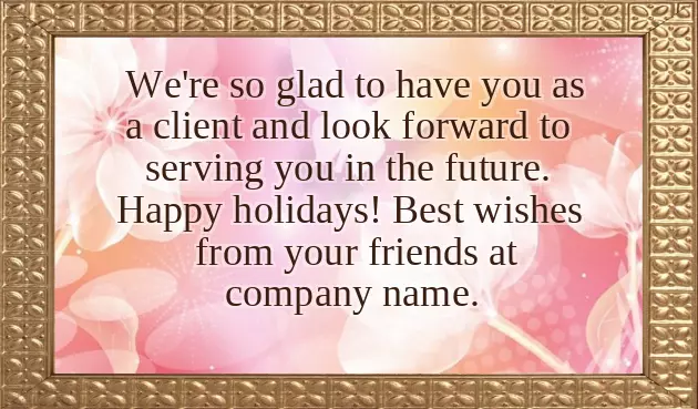Business New Year Greetings