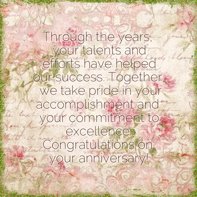 Congratulations 15 Years Of Service Congratulations 15 Years Of Service