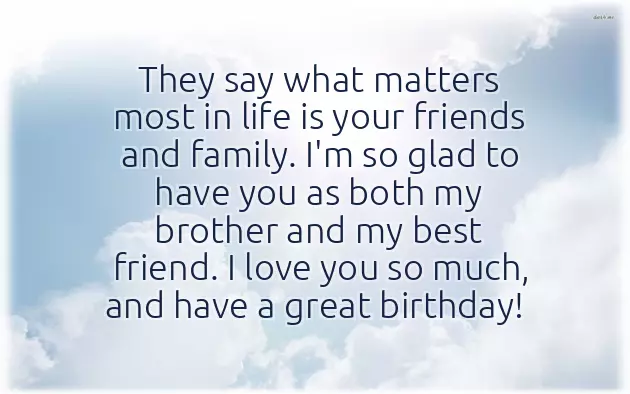 Birthday Msg For Little Brother