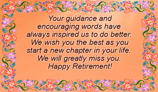Happy Retirement Wishes For Boss