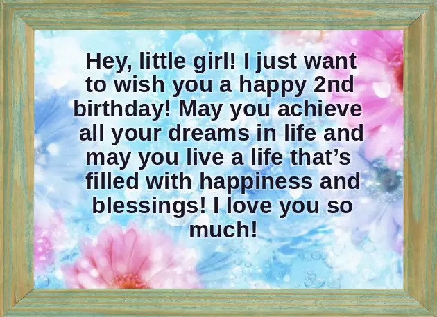 Birthday Wishes For A Baby Boy On 2Nd Birthday