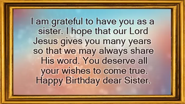 Birthday Message To My Sister Birthday Message To My Sister
