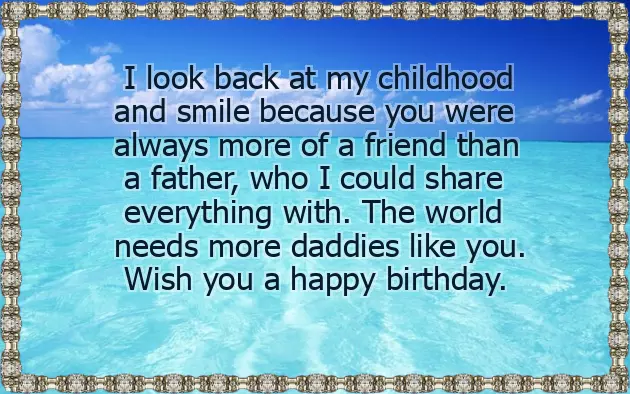 Happy Birthday Text For Father