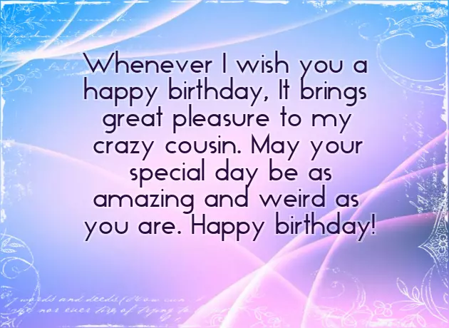 Birthday Messages For A Cousin Brother