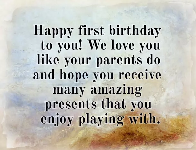 Happy Birthday Quotes For One Year Baby Happy Birthday Quotes For One Year Baby