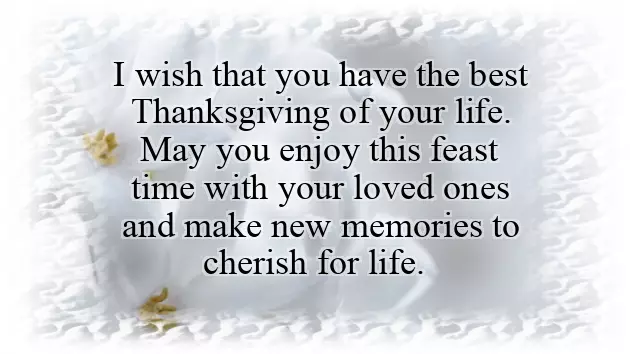 Happy Thanksgiving Day Wishes