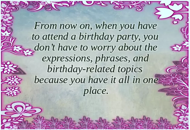 Happy Birthday In Different Ways