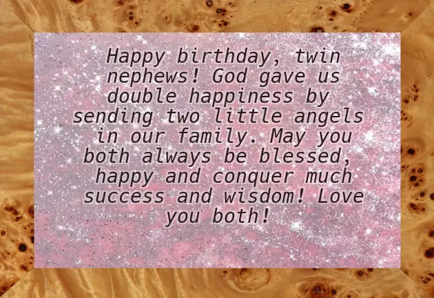 Birthday Wishes For Boy Nephew