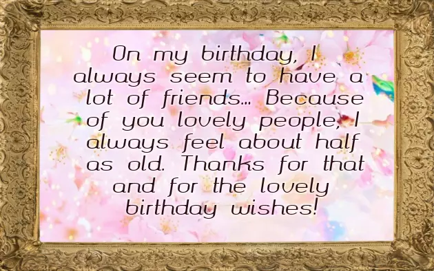 Thank You For Your Well Wishes