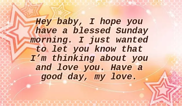 Sunday Morning Greetings And Blessings