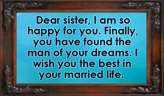 My Sister Marriage Wishes My Sister Marriage Wishes