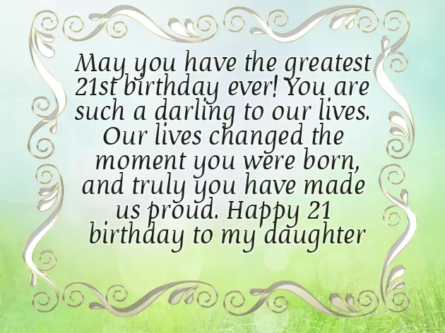 Happy 21St Daughter