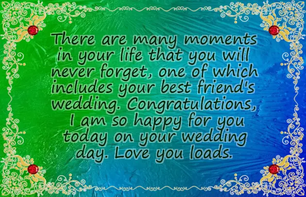 Congratulations To Wedding Wishes