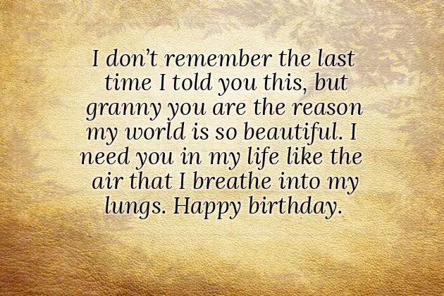 Congratulations Grandmother