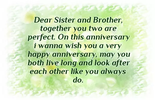 Wishes For Marriage Anniversary To Brother