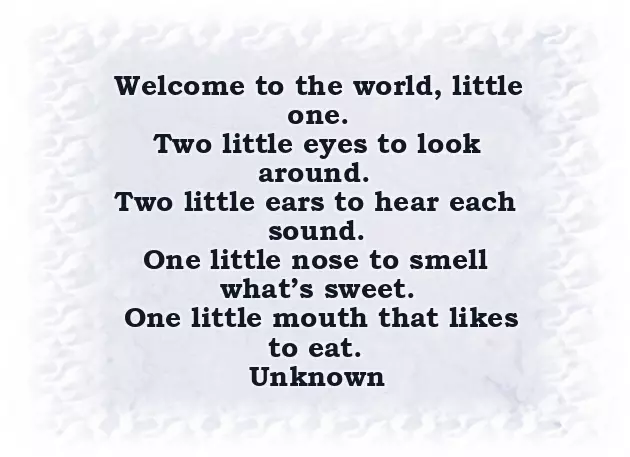 Congratulations To New Baby Born