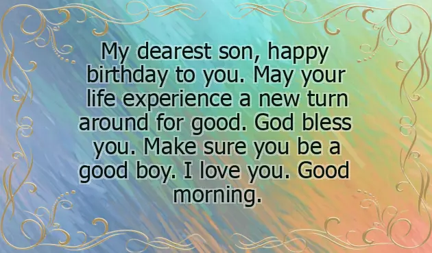 Good Morning Wishes For Birthday Boy