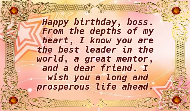Happy Birthday Lady Boss Wishes