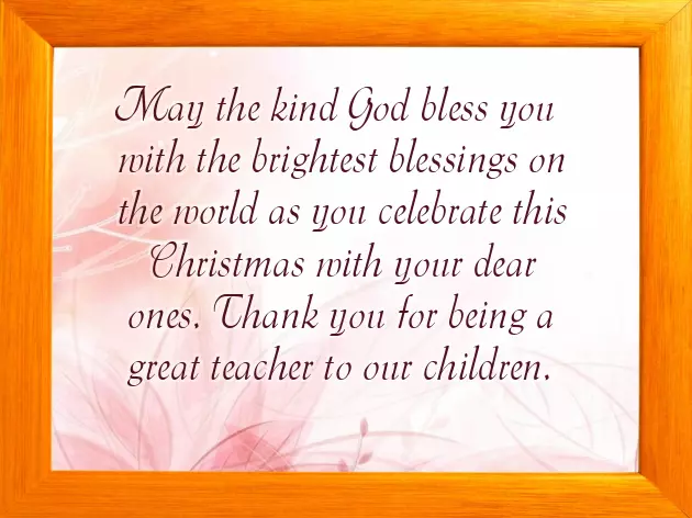 Merry Christmas Teacher Quotes