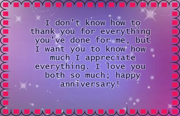 Happy Wedding Anniversary Dear Mom And Dad