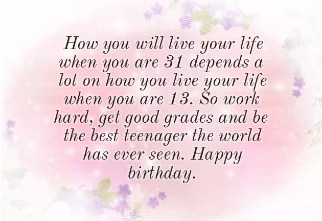 Birthday Quotes For 13 Year Old Daughter