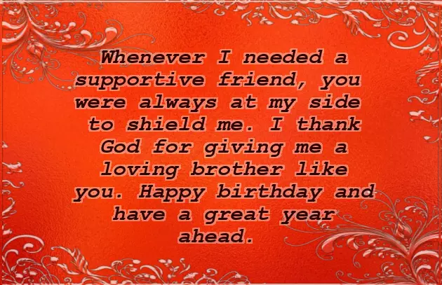 Happy Birthday Wishes To My Only Brother