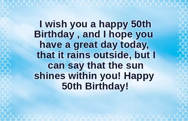 50Th Birthday Wishes For Brother In Law