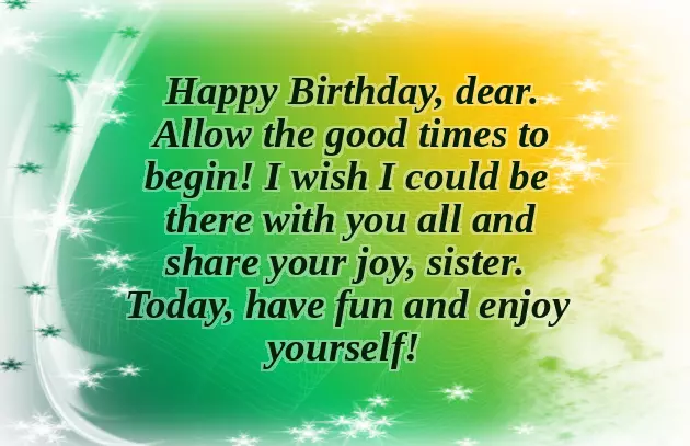 Quotes On Sisters Bday