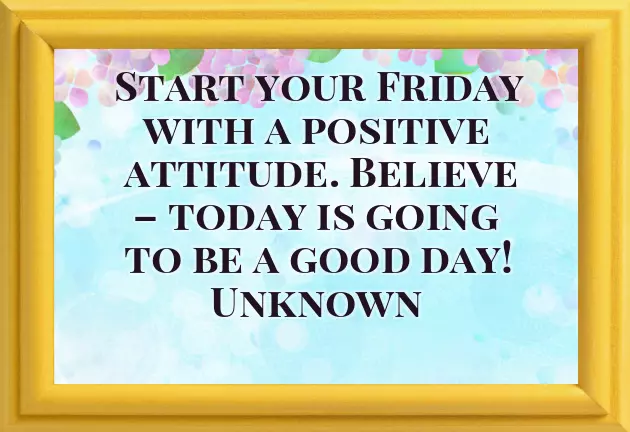 Good Morning Friday Wishes