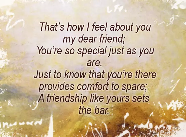 Friendship Poems For Adults