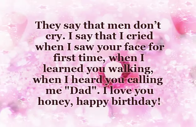 Best Birthday Wishes From Daughter To Father