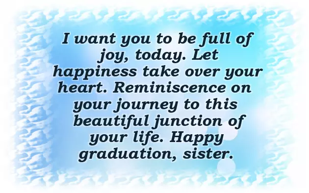 Congratulations Graduation Sister