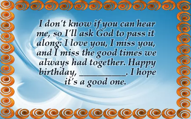 Happy Birthday Wishes For Dead Father