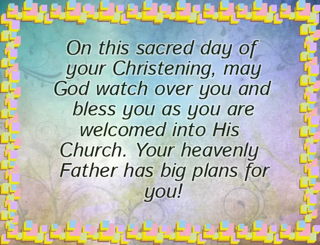 Baptism Wishes Baby Girl