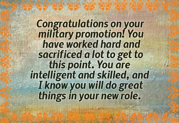 Wishes For New Promotion Wishes For New Promotion