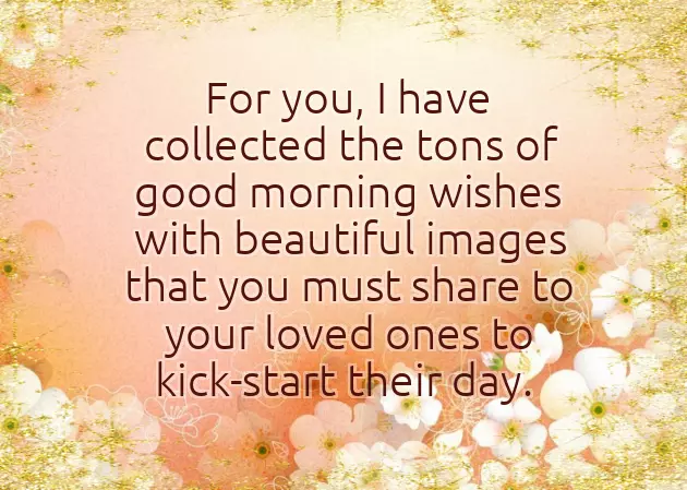 Good Morning Messages Of Flowers Good Morning Messages Of Flowers