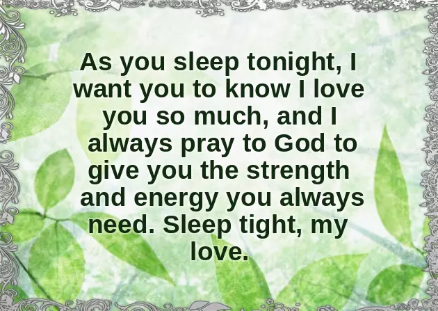 Good Night Poem For My Love