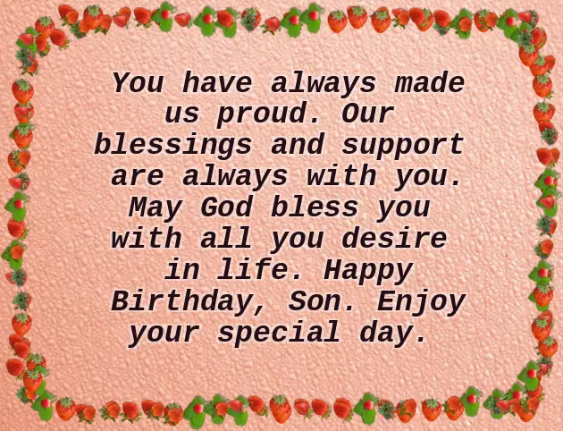 Birthday Wishes For Son From Mother Birthday Wishes For Son From Mother