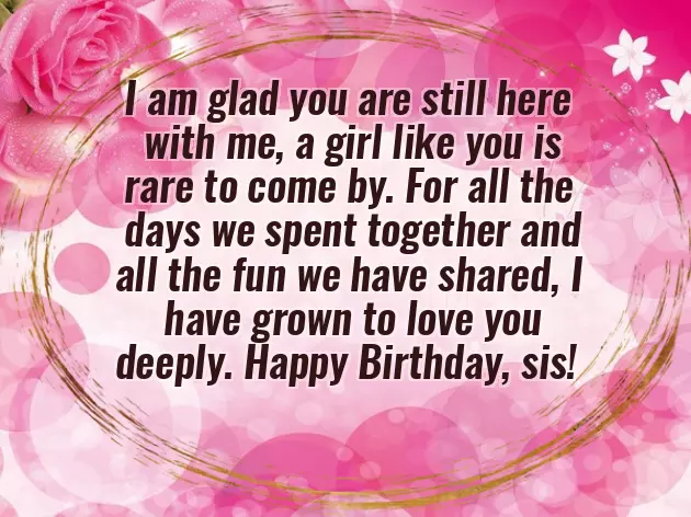 Little Sister Birthday Wishes