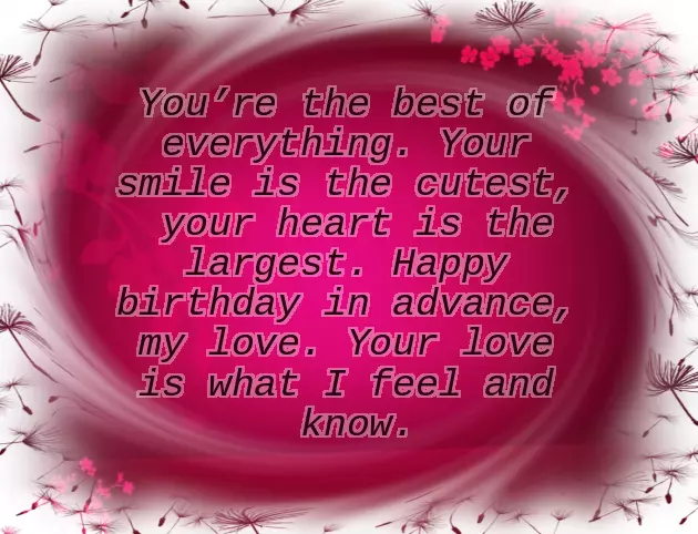 Happy Birthday In Advance To My Sister