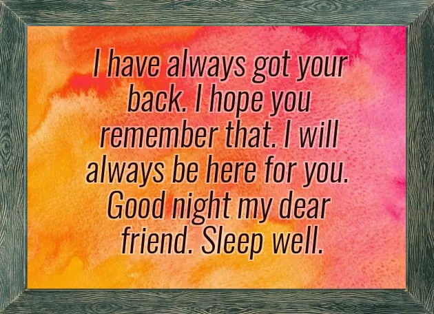 Good Night Wish For A Friend