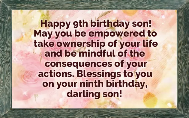 Happy Birthday To A 9 Year Old Happy Birthday To A 9 Year Old