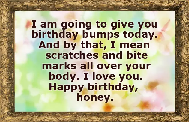 Naughty Happy Birthday Wishes