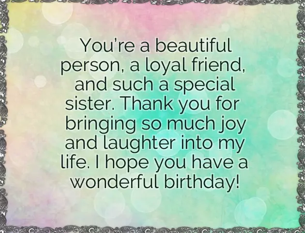 Happy Birthday Sister Greetings Happy Birthday Sister Greetings