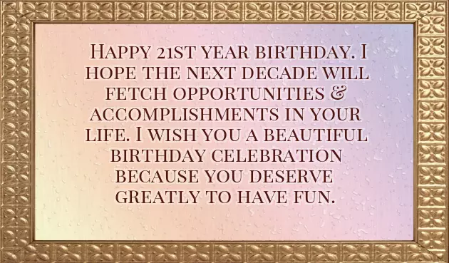 Happy 21St Birthday To My Beautiful Niece