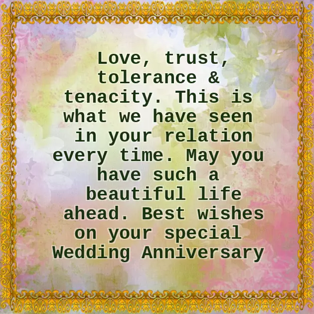 Nice Wedding Anniversary Wishes