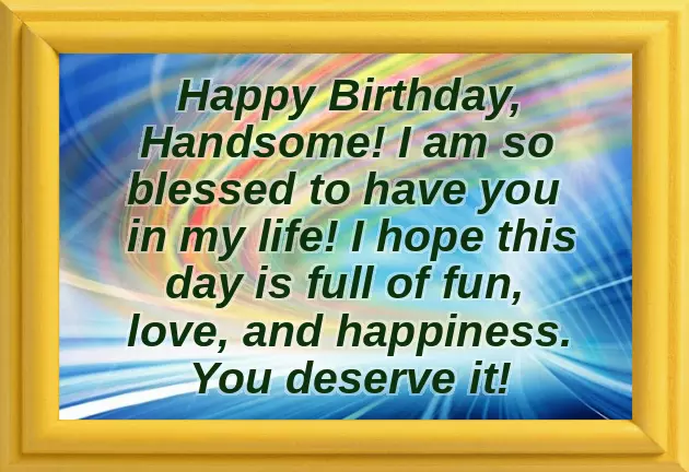 Male Birthday Greetings