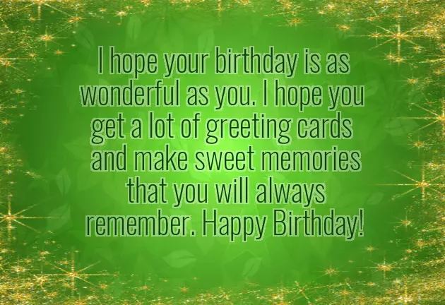 Birthday Wish For Young Girl