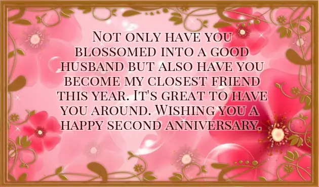 2Nd Love Anniversary Wishes For Boyfriend